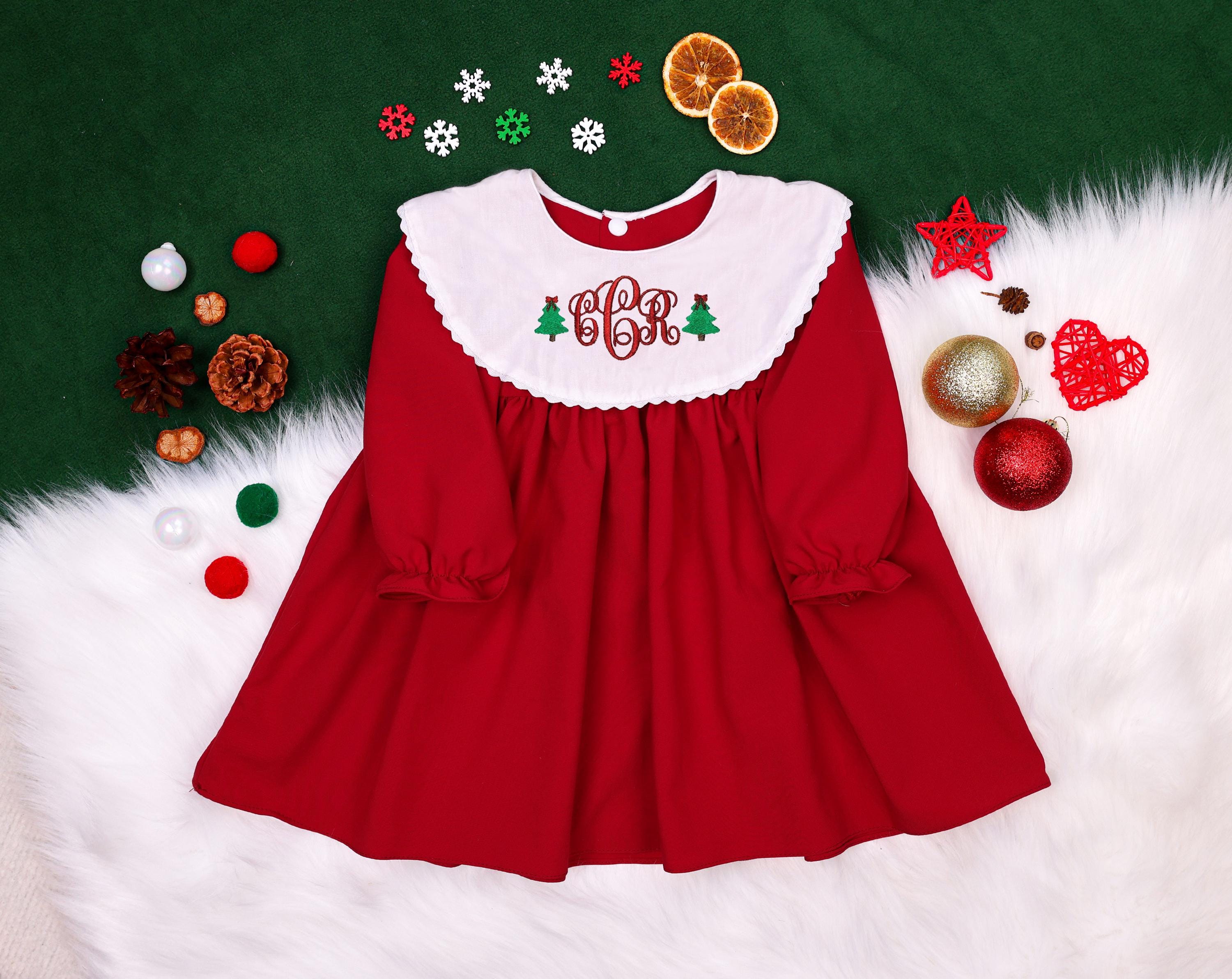 Heirloom Dress Girls Christmas - Etsy