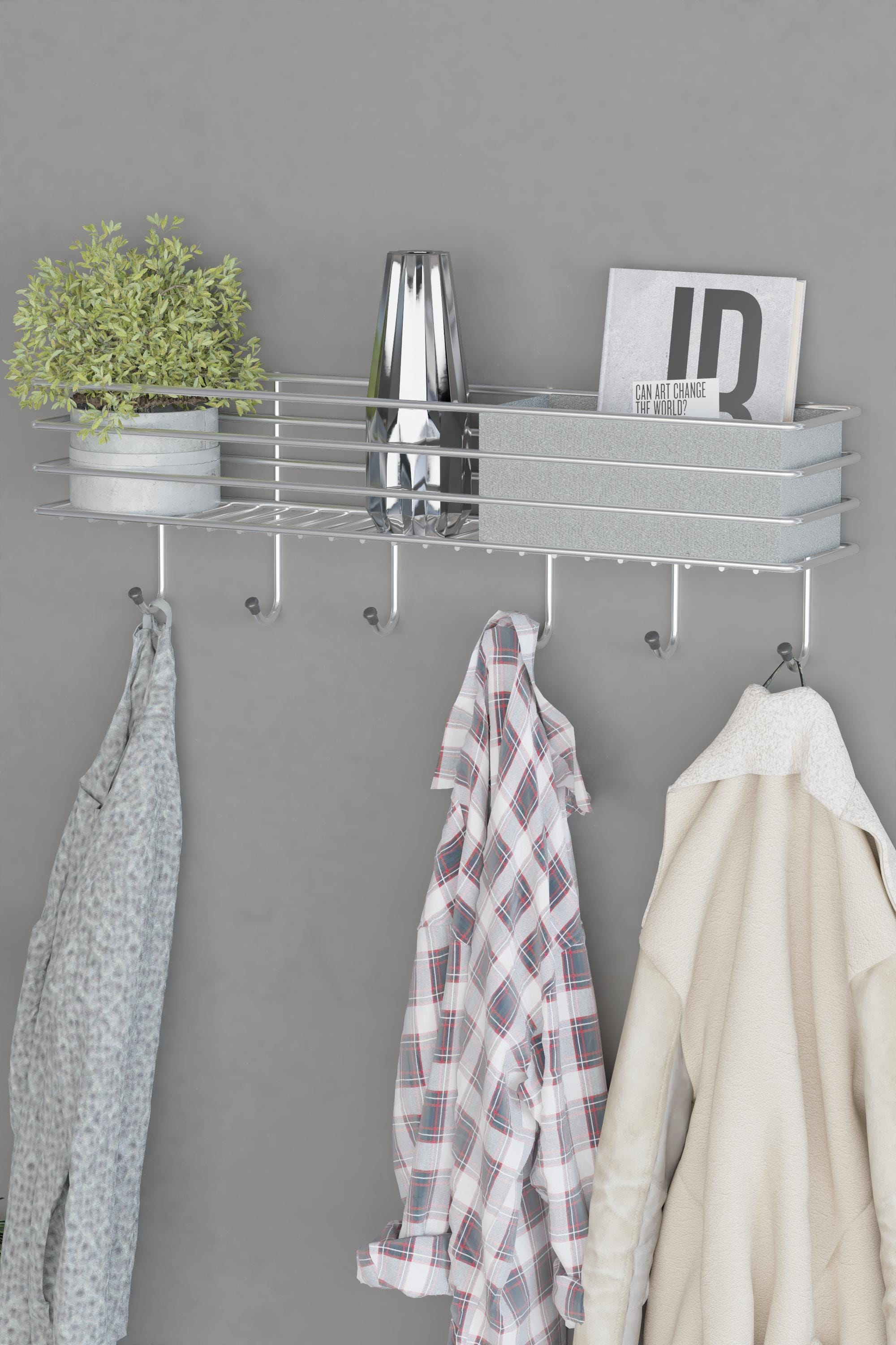 No Drill Coat Rack