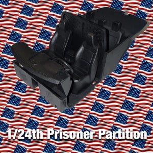 1/24 Motormax Explorer Police Prisoner Partition