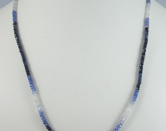 Faceted Sapphire Necklace