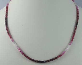 Faceted Ruby Necklace