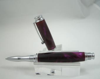 Purple Swirl Chrome Virage Pen