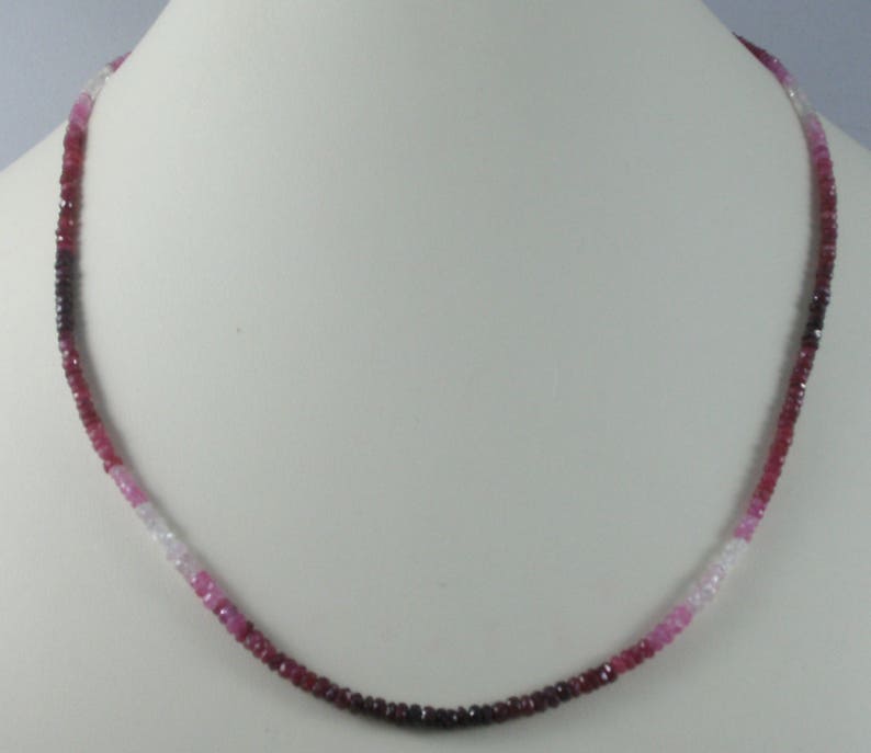 Faceted Ruby Necklace image 1