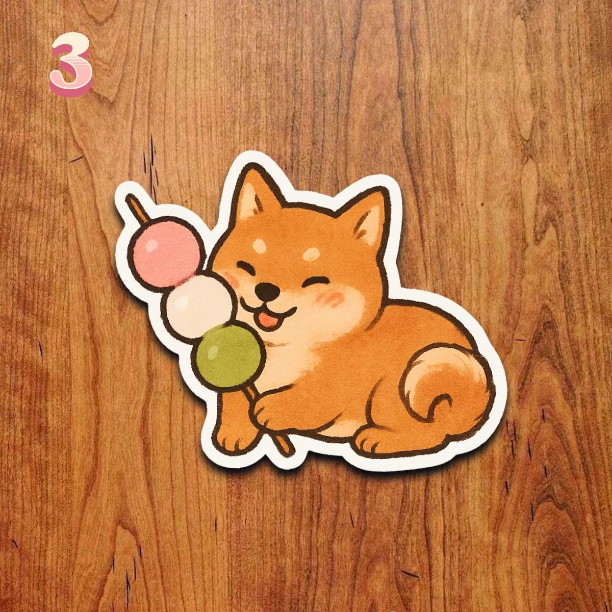 Kawaii Shiba Inu Vinyl Sticker Pack – Waterproof Dog Decals - Etsy