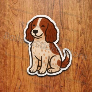 Pegatina de perro Springer Spaniel: vinilo impermeable para cachorro