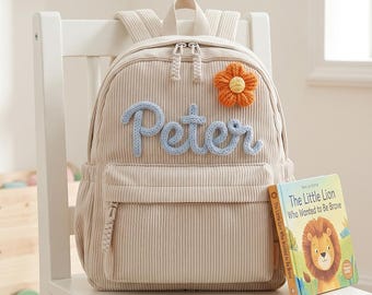 Personalized Toddler School Backpack, Kindergarten Gift, Kids Backpacks With Name, Custom Name Kids School Bag, Back to School