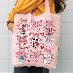 Minnie Mouse Tote Bag: Durable Cotton Carryall (Spacious & Reusable) image 2