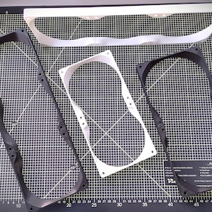 Pc Fan Shroud 120-480mm | Fan Spacer/Abstandshalter für Radiator/Gehäuse,  Adapter (Custom) Wasserkühlung, Entkopplung, PC Accessoires Rgb