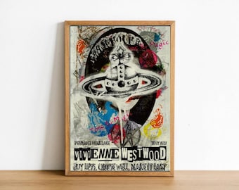 アート・デザイン・音楽 VIVIENNE WESTWOOD Vivienne Westwood Art Print Poster, Unframed, Famous Fashion