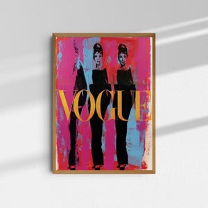 Vogue Breakfast at Tiffany&#39;s Poster- Digital Download