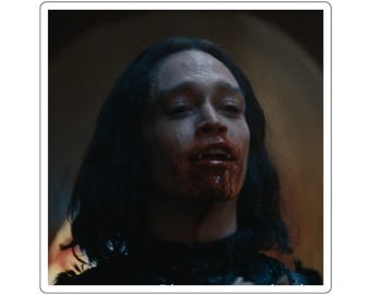Dracula En kärlekssaga Fyrkantiga klistermärken | Gotisk vampyrillustration, romantisk