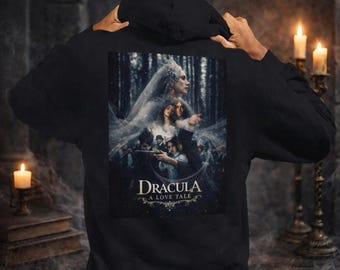 Felpa con cappuccio Dracula A Love Tale - Morbido misto cotone, design unisex accogliente