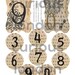Scrapbook Elements | Printable Numbers | Instant Download | Junk ...