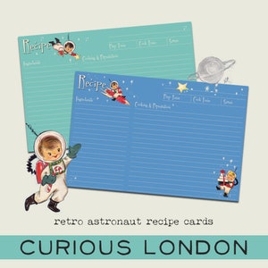 Weihnachtliche Rezeptkarten I Rezeptkarten I Kitschy Christmas I Mcm Atomic I Kitschmas I Weihnachtsküche I Curiouslondon