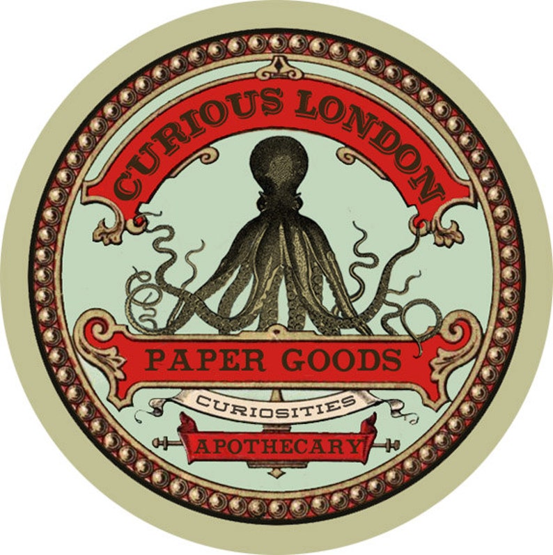 Handmade Vintage Style Trapeze Acrobat Circus Recipe Cards from Curious London
