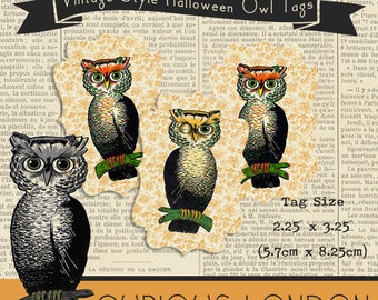 vintage halloween gift tags  |  vintage halloween  |  beistle halloween  |  halloween party favors  |  diy halloween deco  |  curiouslondon