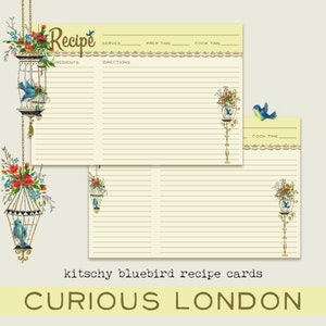 kitscherige retro sialia I vintage recept I receptkaarten I keuken uit de jaren 50 I gele keuken I aangepaste receptkaarten I Curiouslondon