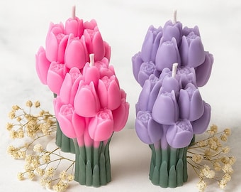 Collection de bouquets de tulipes