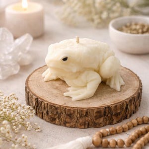 Lucky Frog Candle-Ritual Prosperity Candle 4 Colors.4 Spiritual Intentions