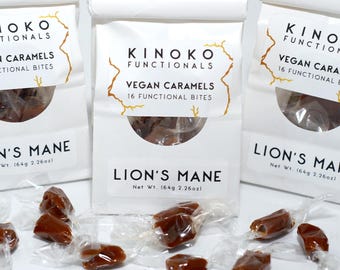 Caramels crinière de lion végétaliens