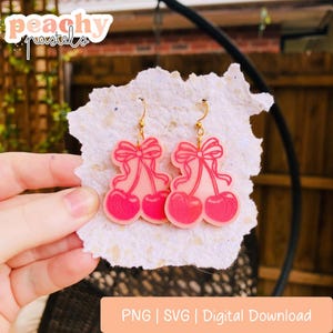 Cherry Earring SVG