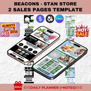 2 Páginas Profesionales para Vender en Beacons y Stan Store – Optimiza tus Ventas Online Ya