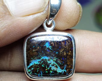 2CTのオパールシルバーペンダント 21.50カラット オパール シルバー ペンダント OF-3146 - Etsy 日本