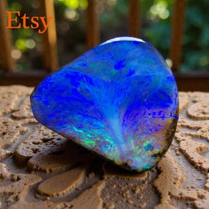 Ópalo australiano natural Koroit Boulder Opal Winton de 142 quilates, piedra de colección TG095