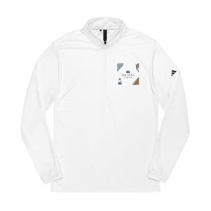 adidas® Embroidered Quarter-Zip Pullover for Men & Women - Stylish Athletic Layering, Perfect for Sports, Casual Outings, Gifts