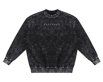 OSSERVATORI: Felpa lavata a mano e sfilacciata con effetto neve