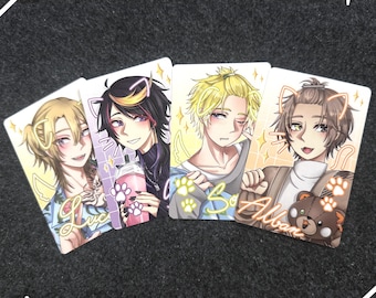 NIJISANJI ES Tarjetas fotográficas // Luca, Shu, Sonny, Alban