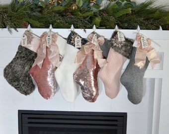 girly christmas stockings