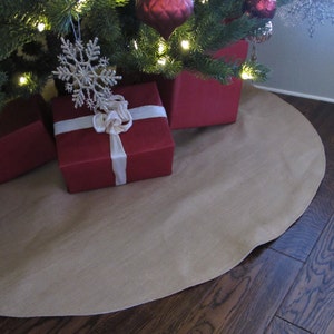 Large Burlap Tree Skirt - 60&quot;