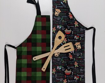 Kid Apron, Christmas Child apron, mommy and me apron