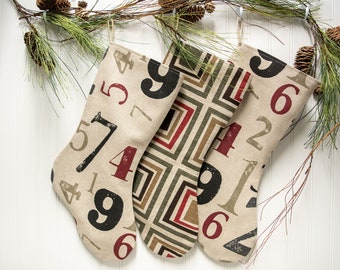 CLEARANCE Countdown to Christmas with these beautiful Christmas Stockings