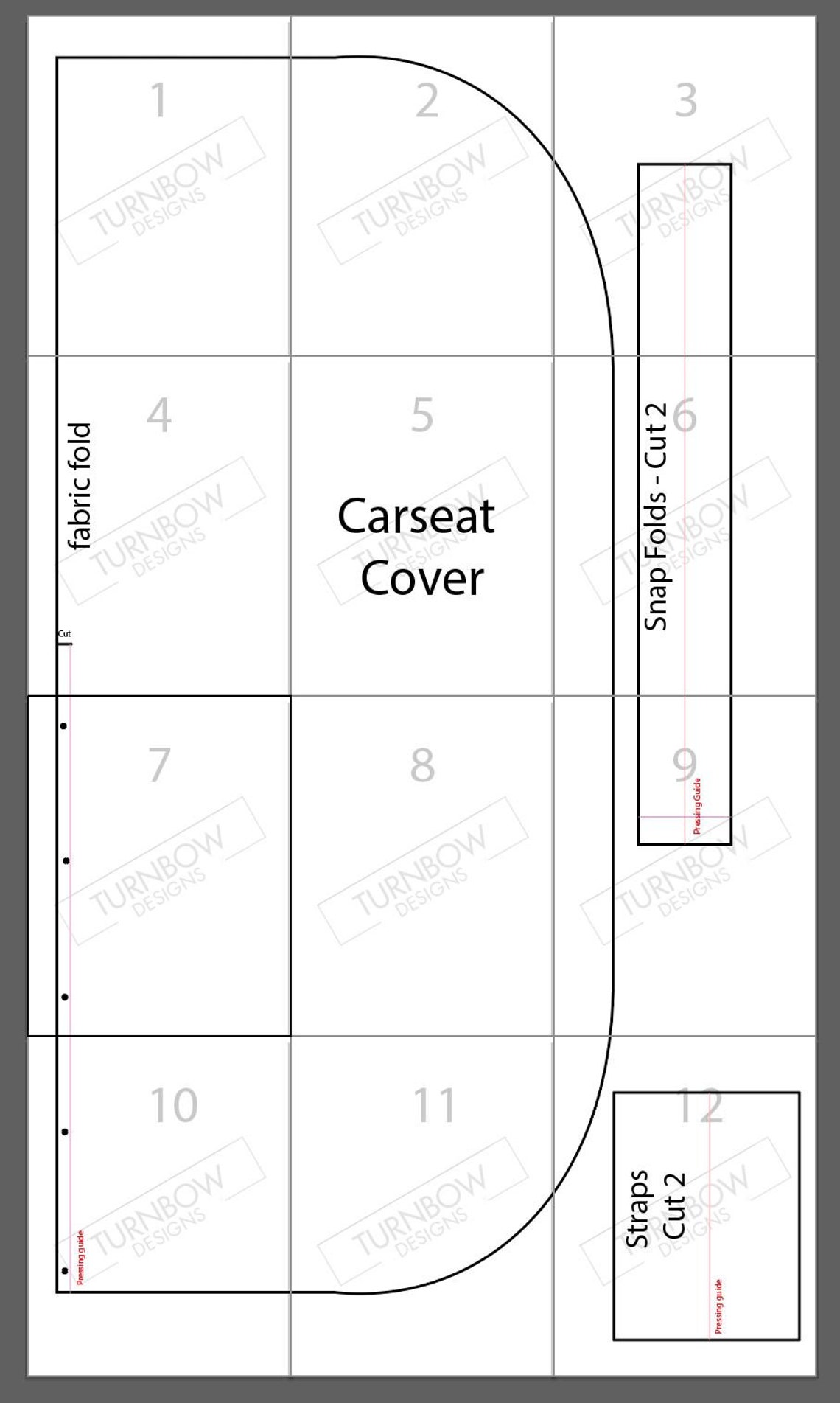 Infant Car Seat Cover PDF Pattern Sew Your Own Etsy Il 1140xN.2928306807 Lvn1
