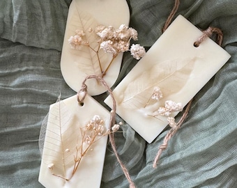 Juego de 3 bolsitas aromáticas de cera de soja botánica veganas para ambientador de armario - Regalo para el Día de la Madre