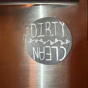 Hand-painted Dishwasher “Clean/Dirty” Magnet