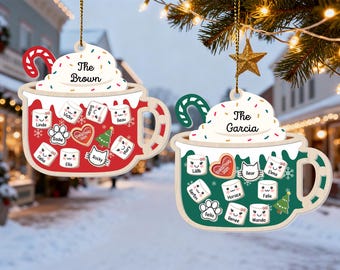 Custom Family Shaker Ornament, 4D Shake Family Ornament With Pets, Family Ornament 2025, Family Keepsake, Family Christmas Gift