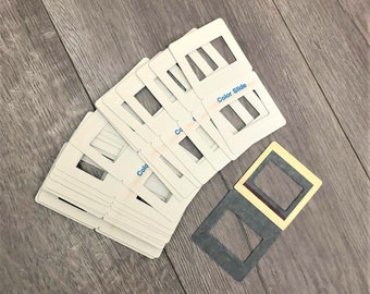 Cardboard Projector Slide Mounts Frames Color Slide