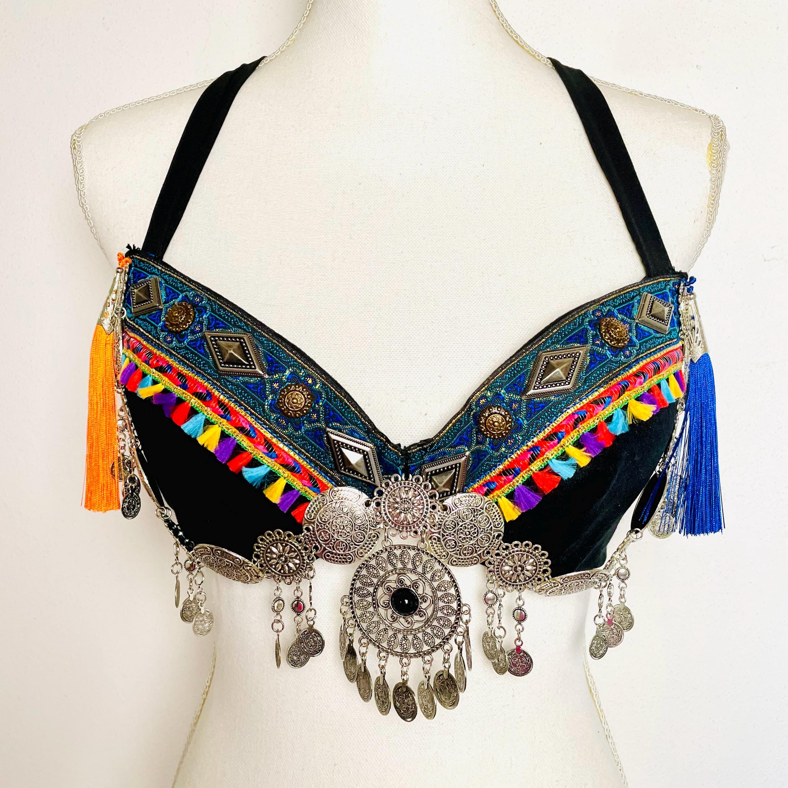 Tribal Belly Dance Bra - Etsy