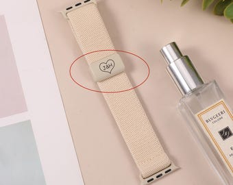 Stretch Nylon Apple Watch Band: Magnetic Sport Strap, Adjustable for iWatch Series 10/9/8/7/SE/6