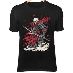 Gothic Warrior Undead Samurai - Ancient Armor & Dark Fantasy Graphic Art