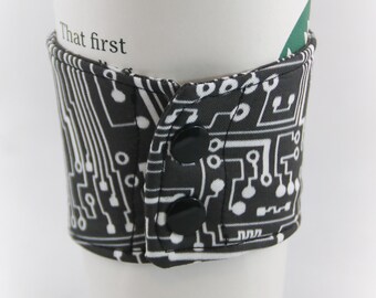 Circuits Coffee Cup Cozy