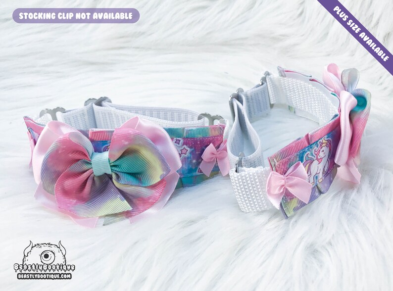 BDSM Garter Harajuku Garter Unicorn Splash Adjustable Thigh Garter Set Plus Size Available Bondage Thigh Garter Set Kitten Play Garters