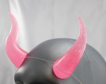 Arch Demon Costume Horns, UV Fluorescent Custom Cosplay Horns