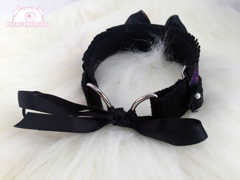 Galaxy Themed Kitten Collar Kitten Play Collar Pet Play Etsy New Zealand
