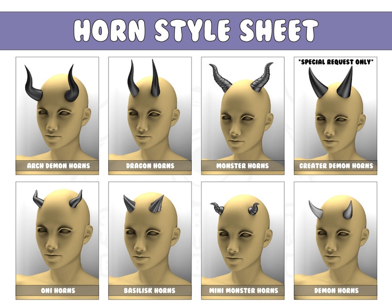 Smoke Colorway for Select Cast Resin Costume Horns, Cosplay and Theater Costume Horns, Handcrafted Demon Horns image 5