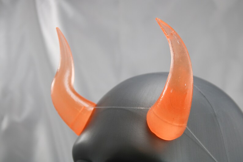 Arch Demon Costume Horns Glow in the Dark and UV Fluorescent Etsy