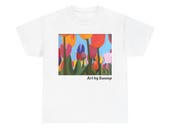 Colorful Tulip Painting Tee | Floral Art Shirt | Original Art